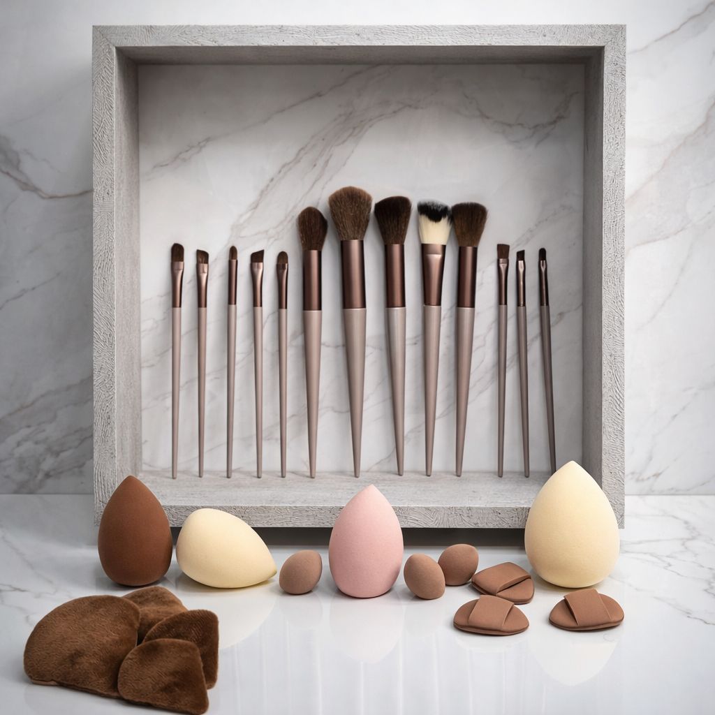 Makeup brushes & Sponge set